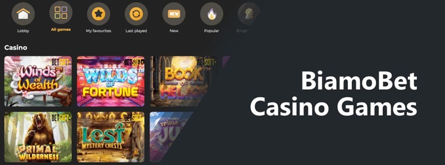 Biamo Game Selection